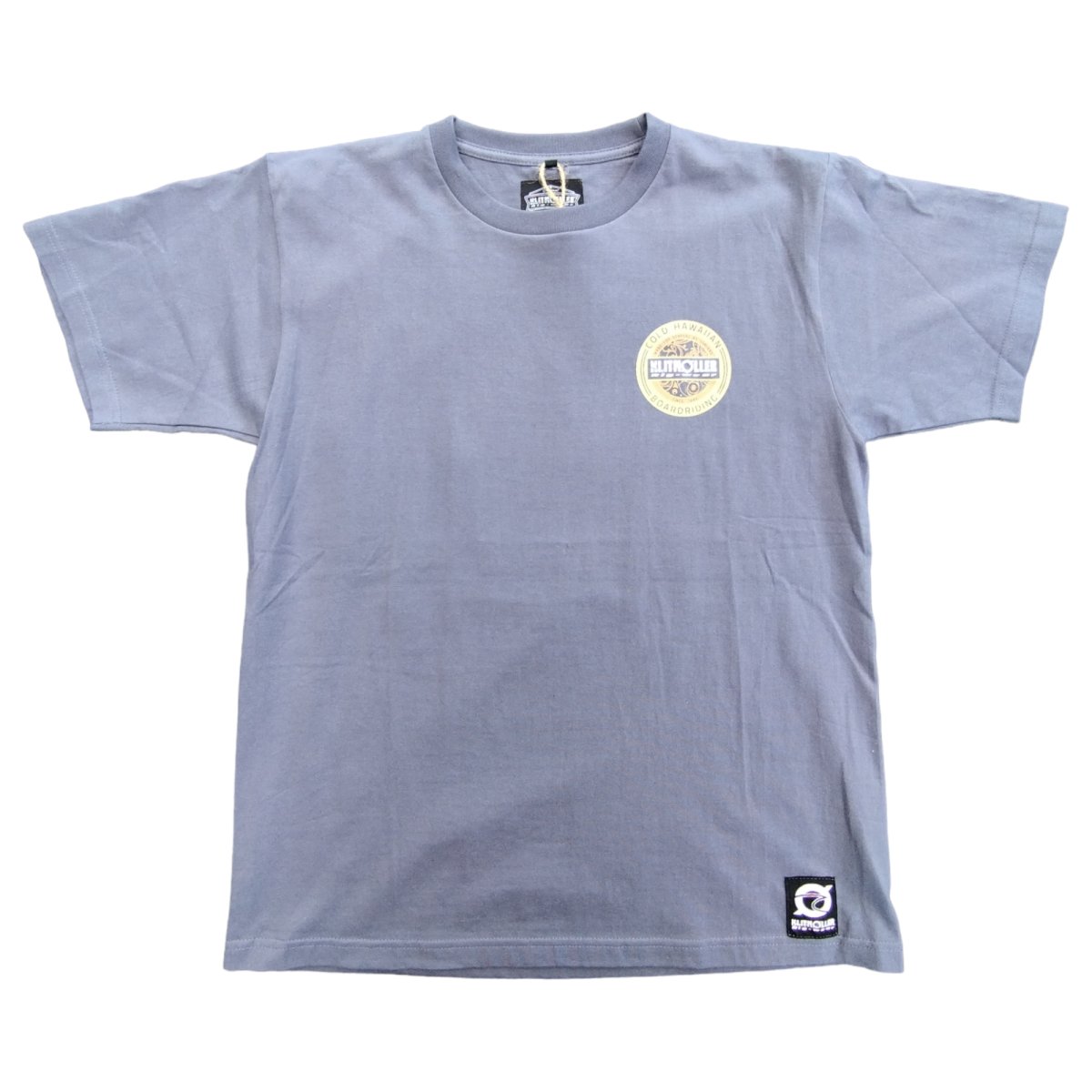 T-shirt - Hawaiian Boardriding - BlueGrey - T-shirts - Klitmøller Rig Wear